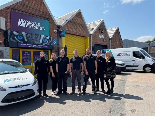 {Franchise Success Story: Signs Express Nottingham Expands into Derby and Builds on Strong Regional Growth}