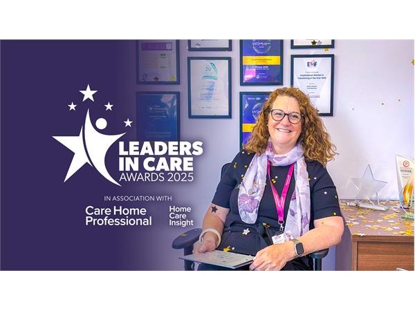 {Sarah Sabater named a finalist in the prestigious Leaders in Care Awards, recognised as a top executive of 2025.}