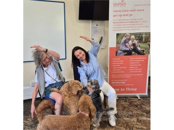 {Dogs Join the Fun at Walfinch Hampstead Activity Club}