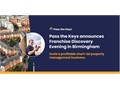 Pass the Keys Announces Franchise Discovery Evening in Birmingham