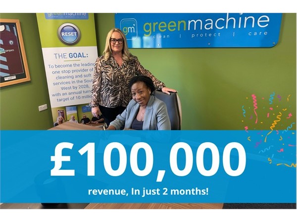 {Green Machine Oxford Franchise Hits £100,000 in New Contract Turnover Within Just Over Two Months!}