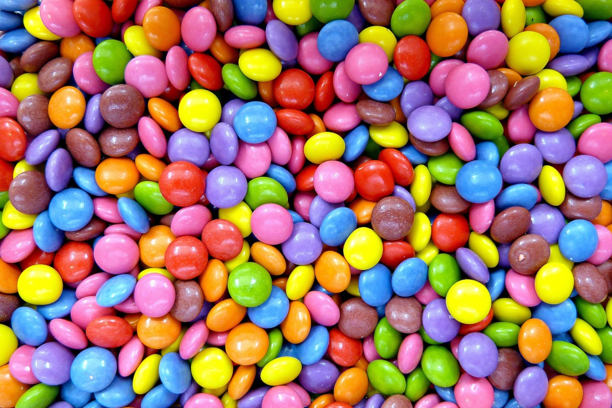 Colourful smarties