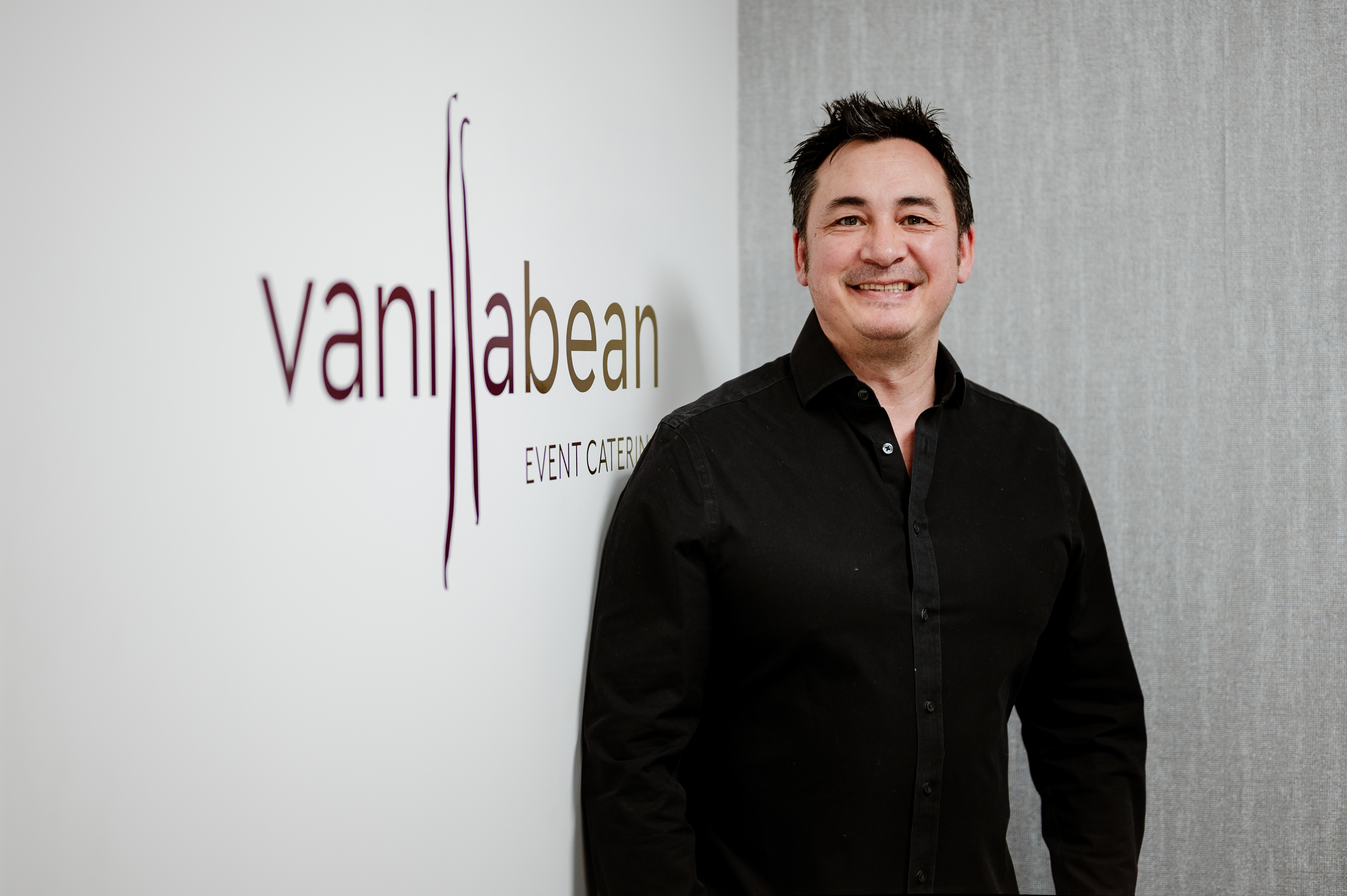 man with logo
