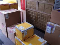 mail boxes etc established - 2