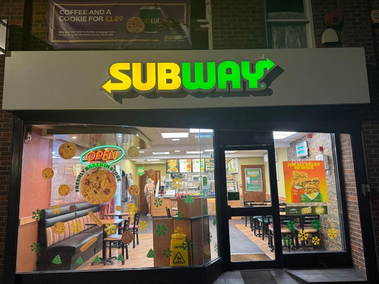 Buy a Fresh High performance Subway Store In Worcestershire