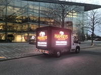 three digital advertising vans - 2