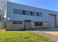 industrial warehouse unit white - 1
