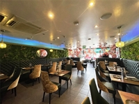 modern restaurant with mezzanine - 1