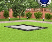 in-ground trampoline stylish outdoor - 1