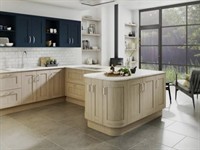 established kitchen showroom with - 2