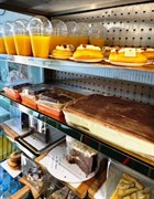coffee shop croissants sandwich - 1