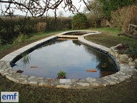 garden pond maintenance installation - 3