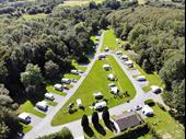 picturesque touring caravan camping