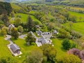 idyllic holiday cottage complex