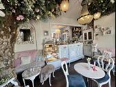 elegant tea room with
