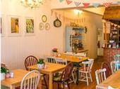 beautiful café tearoom for