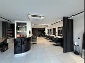 modern hair salon on