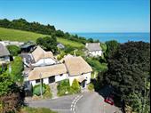 stunning coastal thatched village