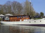 classic river thames houseboat
