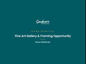 established art gallery framing