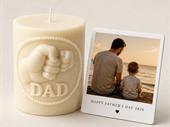 established personalised gifts candle