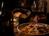 well-established italian restaurant wine