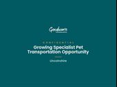 specialist pet transportation business
