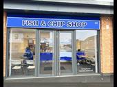 modern fish chip takeaway