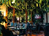 substantial restaurant bar for