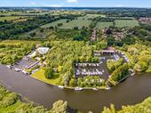 established thriving marina on