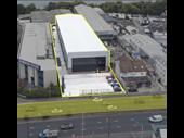 brand new logistics warehouse