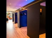 staff-run tanning salon for